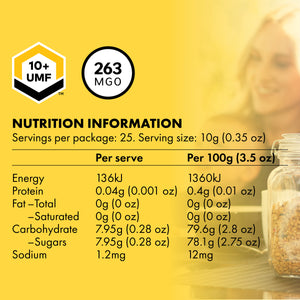 Pure NZ 10+ Manuka Honey - 250g